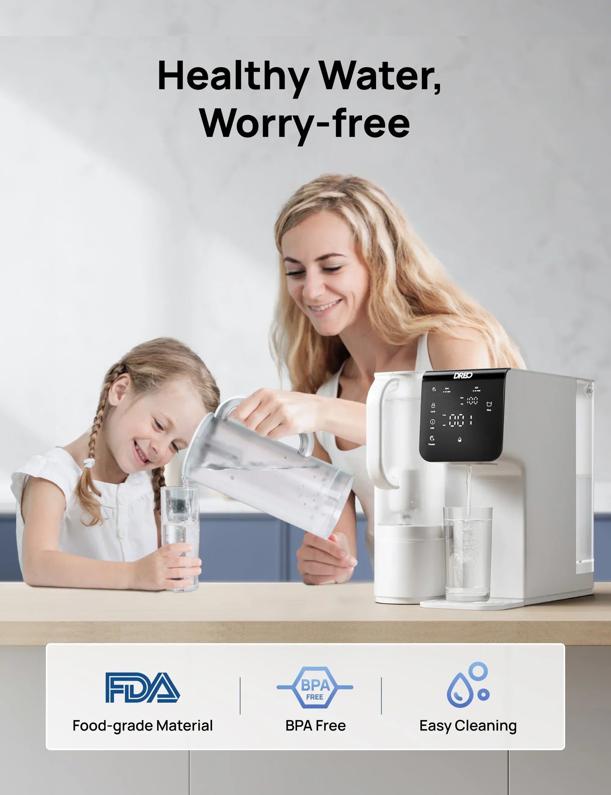 Water Filter Pitcher for Water Filter WF511 - CA - DREO