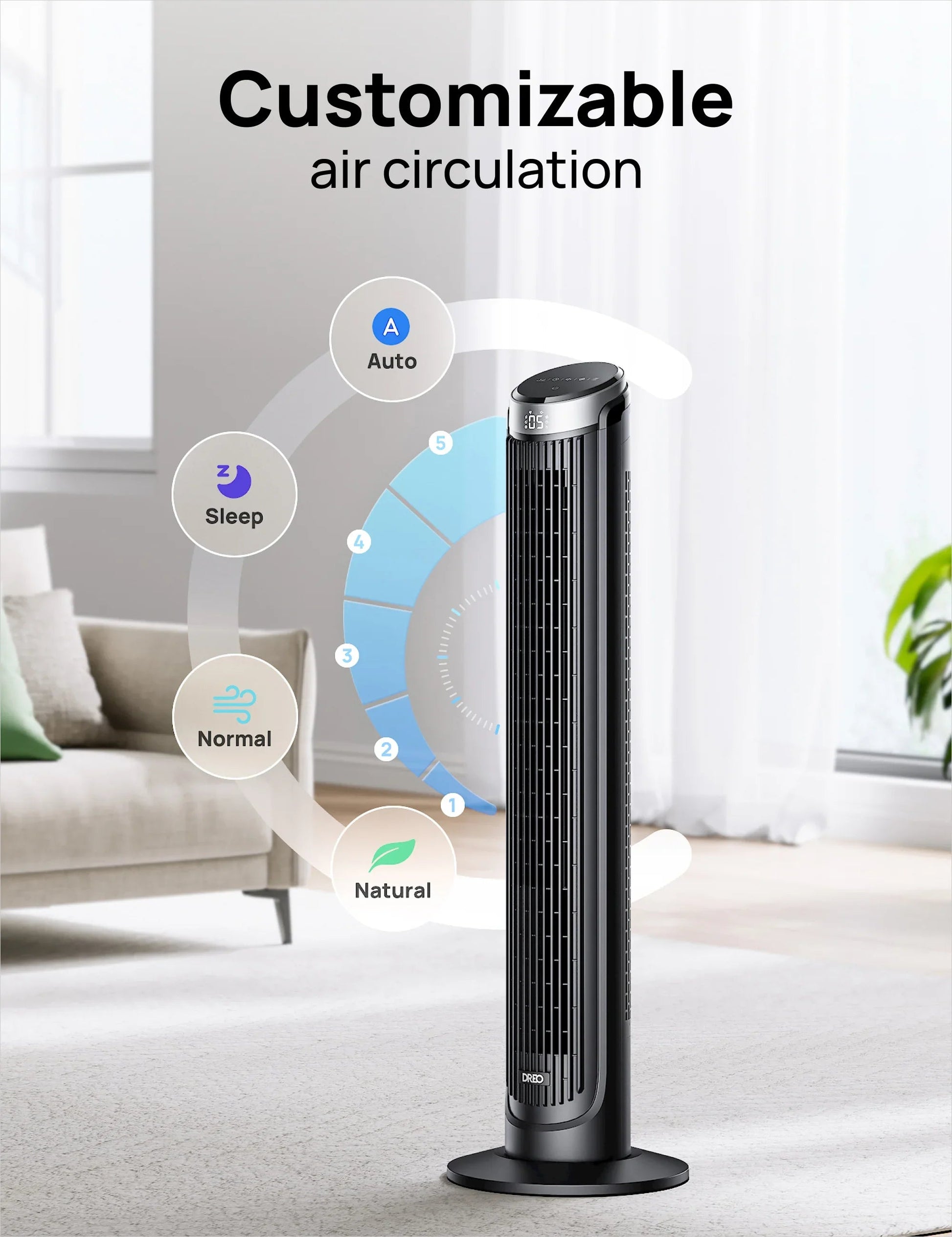 Smart Tower Fan Cruiser Pro T3S - DREO