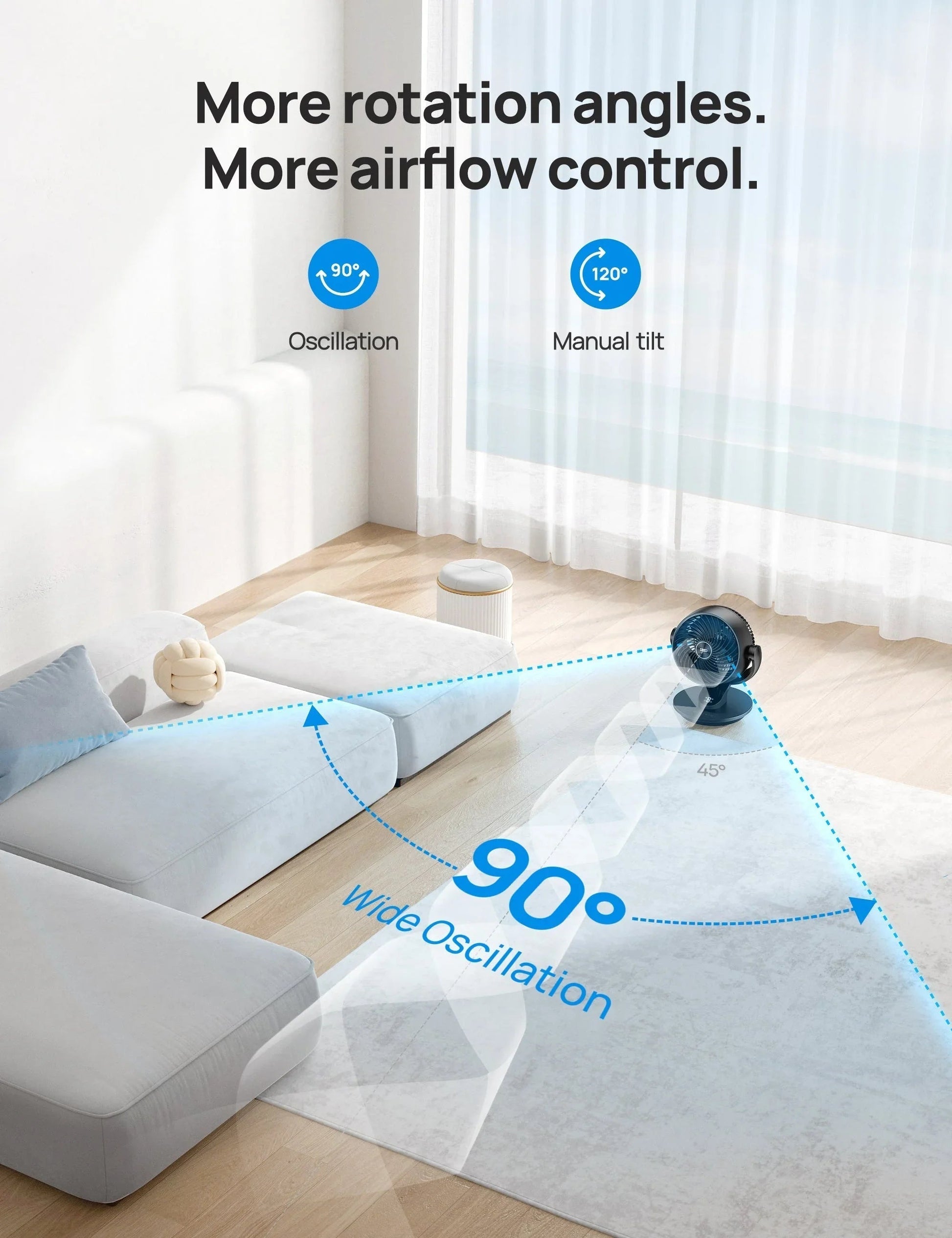 TurboPoly™ Table Fan 511 - DREO