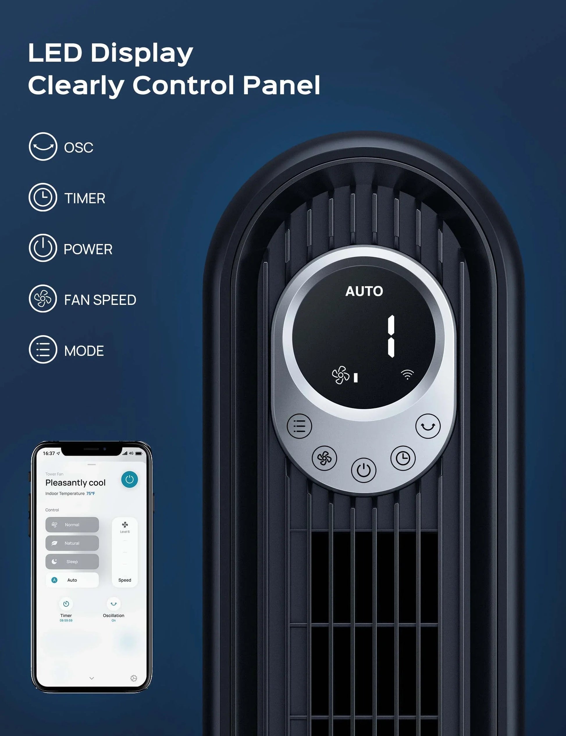 Smart Tower Fan Cruiser Pro T1S - DREO