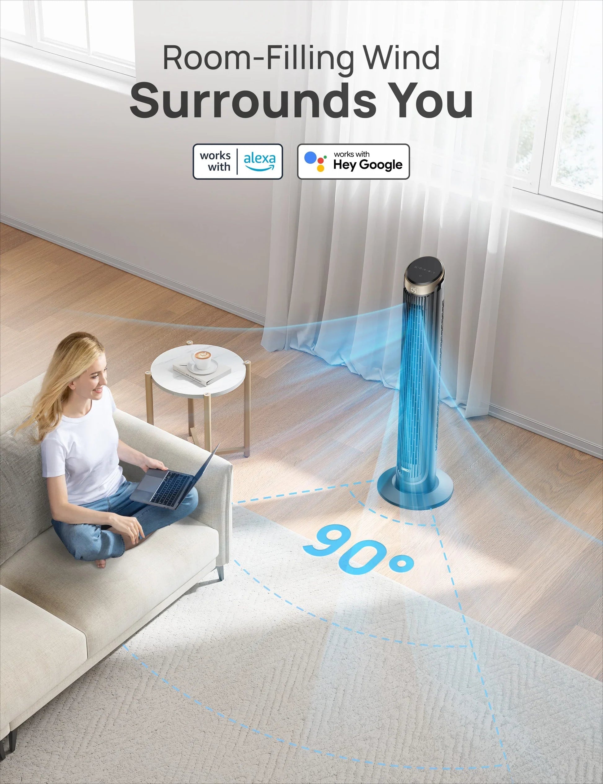 Smart Tower Fan Cruiser Pro T3S - DREO